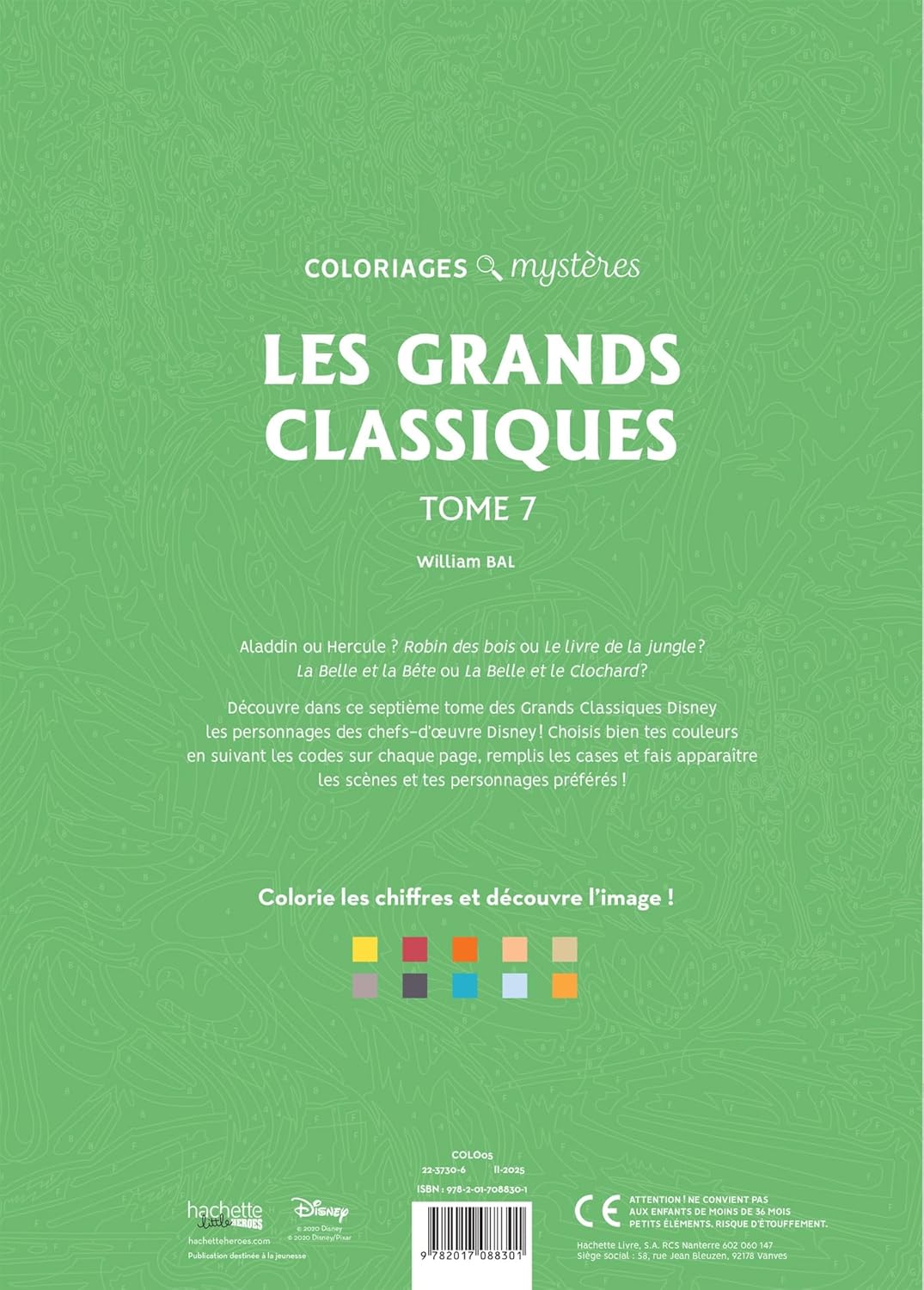 Disney Mystery Coloring Book – The Great Classics Volume 7 | Printable PDF Download