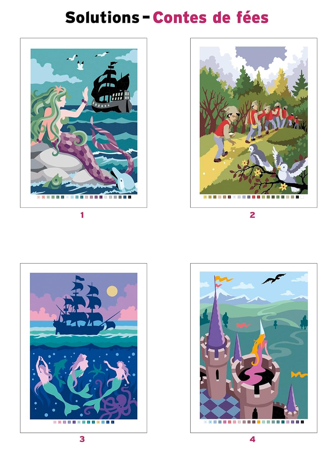 Mystery Color-by-Number – Fairy Tales Coloring Book (PDF)