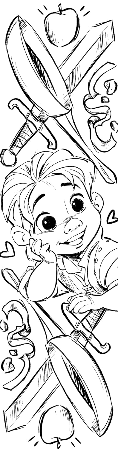 Cute Doll Characters Coloring Bookmarks – 40 Printable Designs (PDF)