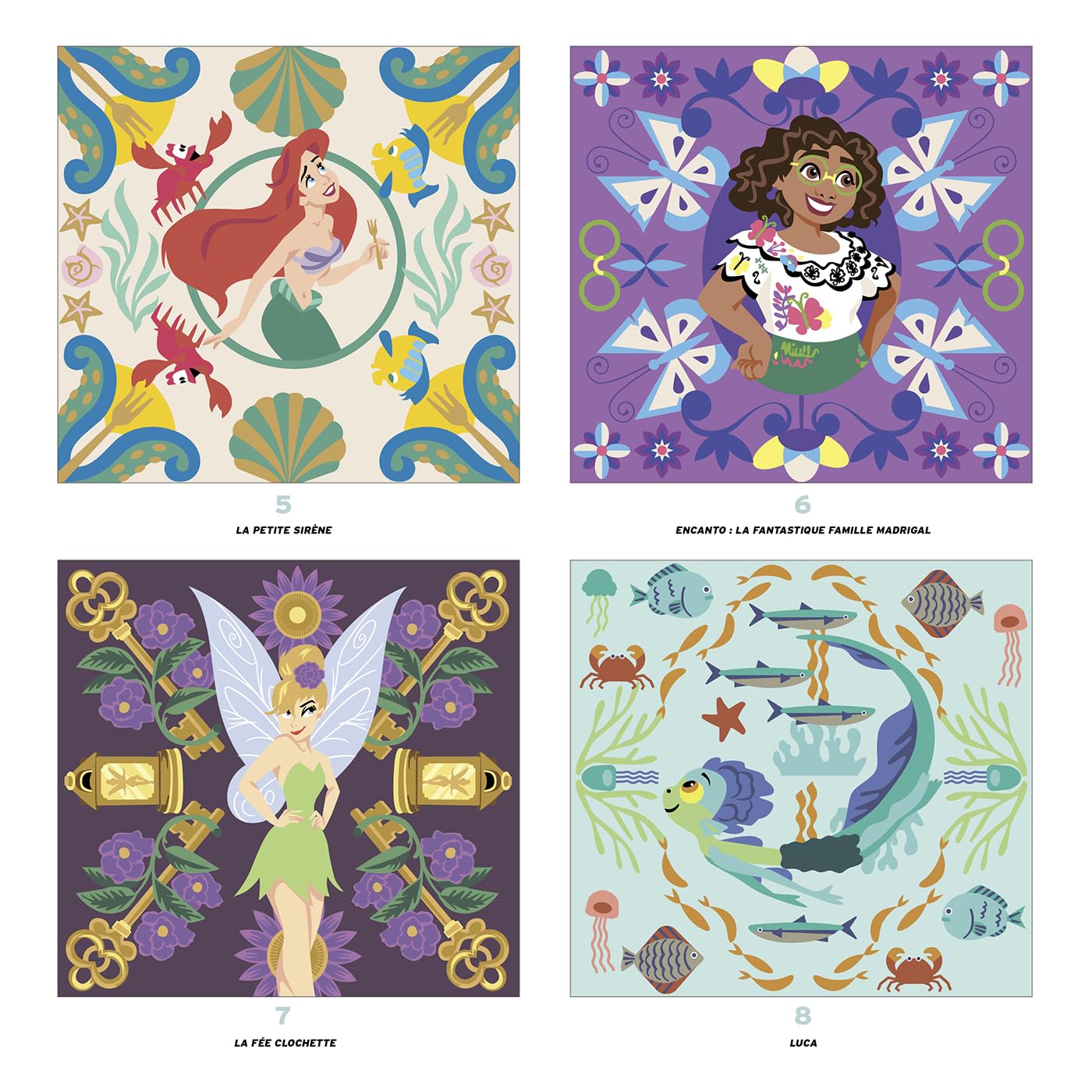 Disney Mandalas – Mystery Coloring Book (40 Pages) | Printable & iPad-Friendly