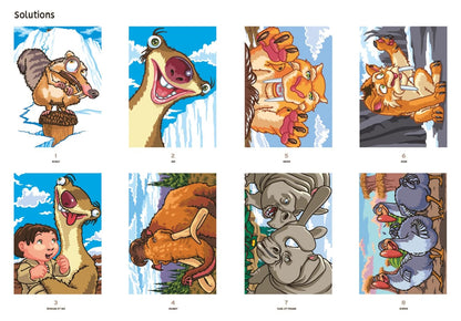 Mystery Coloring – Ice Age | Color by Number Reveal