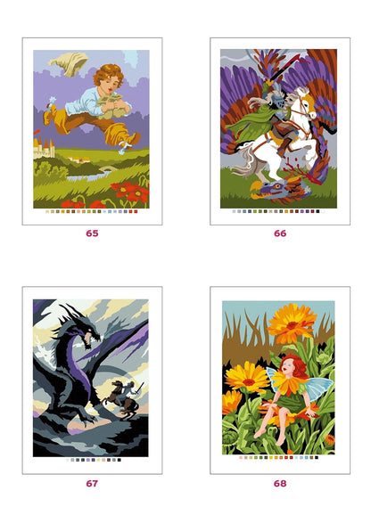 Mystery Color-by-Number – Fairy Tales Coloring Book (PDF)