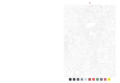 50 Mystery Color-by-Number Illustrations – Elegant Scenes Coloring Book (PDF)