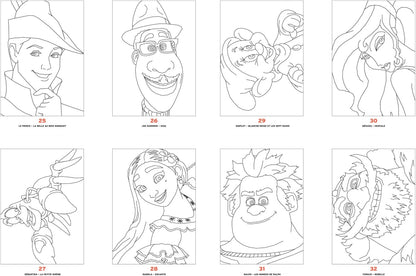 Disney Classic Characters Dot-to-Dot Coloring Book – Mystery Connect the Dots (PDF)