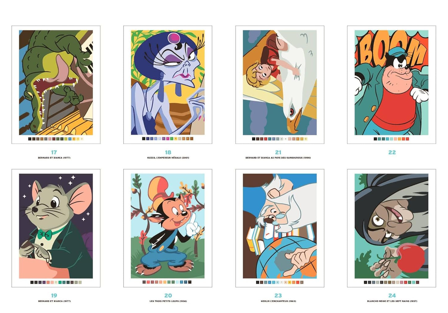 Disney Mystery Coloring Book – Heroes vs Villains (Optical Reveal) | Printable PDF Download