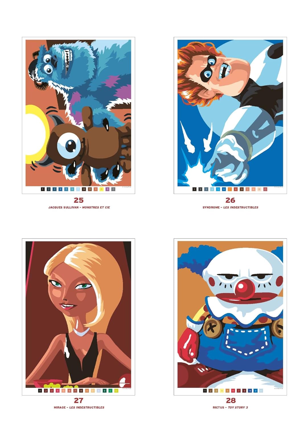 Pixar Mystery Coloring Book – 100 Hidden Images to Reveal | Adult Coloring PDF