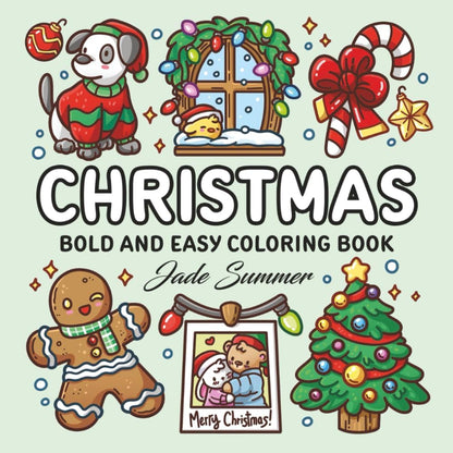 Christmas Coloring Book | Bold & Easy Holiday Pages