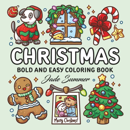 Christmas Coloring Book | Bold & Easy Holiday Pages