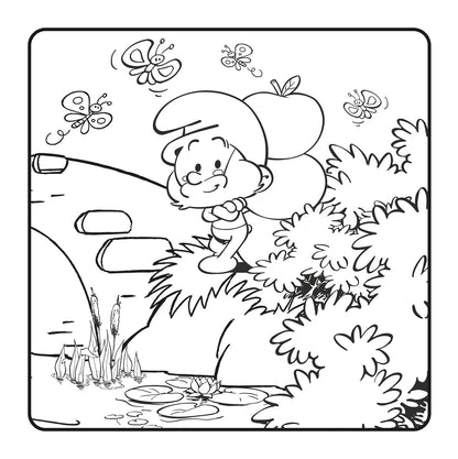 Smurfs Cozy Coloring Book | Cute Cartoon Coloring Pages | Printable PDF Coloring Book for Adults & Teens | Instant Digital Download
