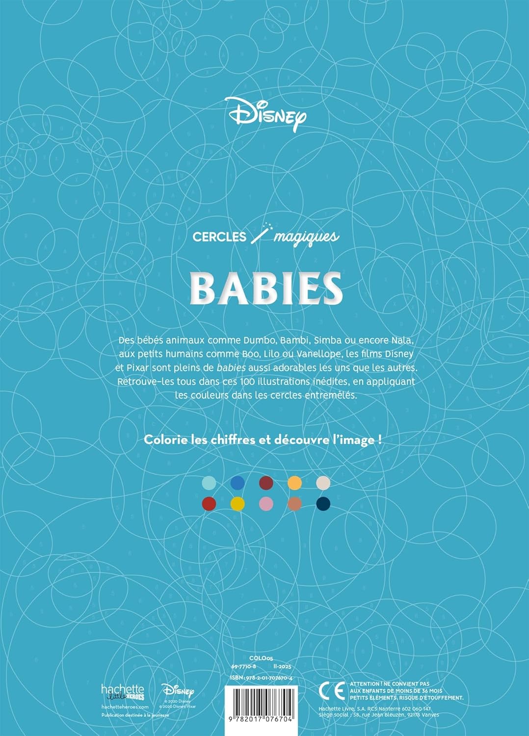Disney Babies – Magic Circles Mystery Coloring Book | 100 Pages | Printable & iPad Friendly