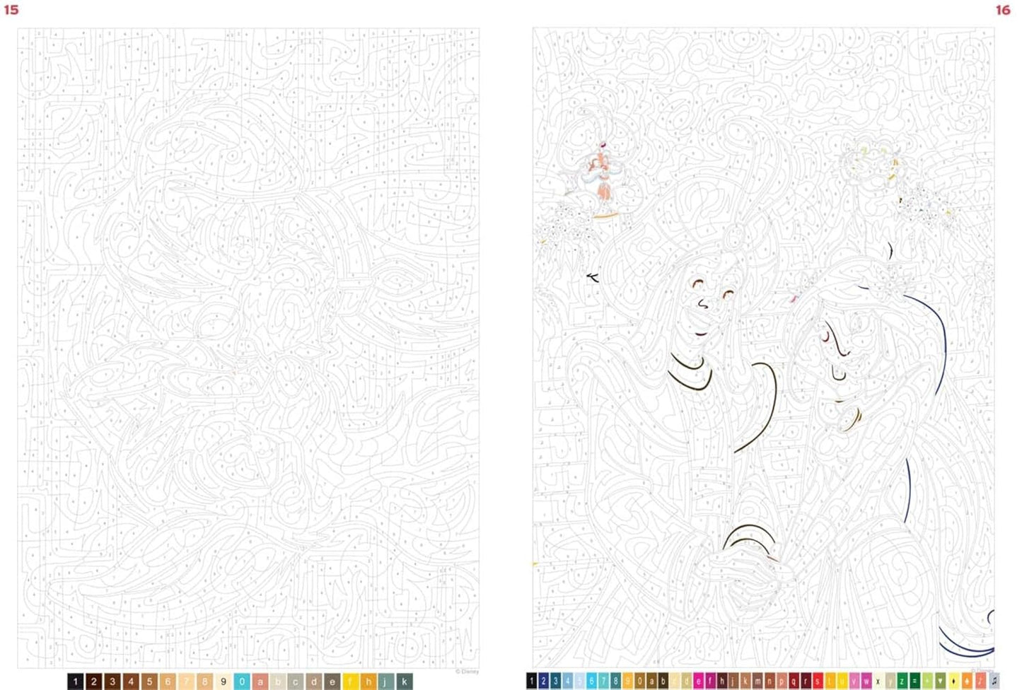 Disney Mystery Coloring Book – Love Stories | Printable PDF Download