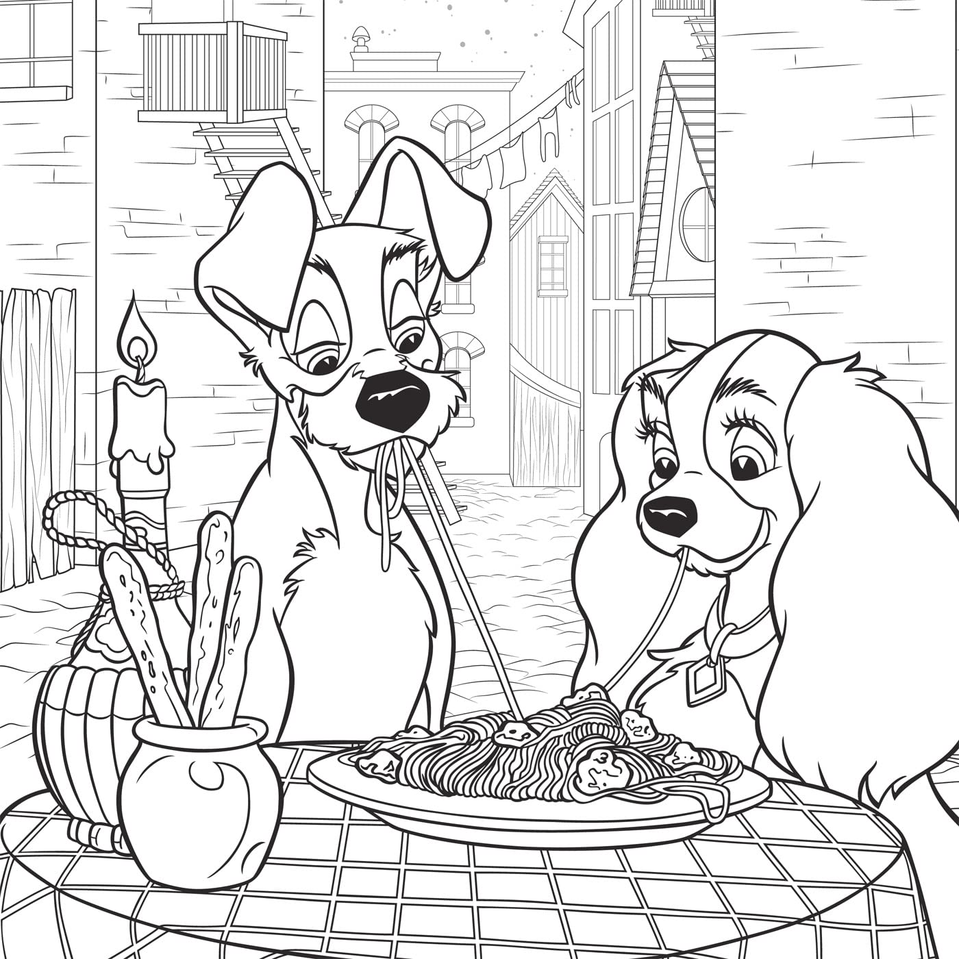 Disney – At the Table! Art Therapy Coloring Book (PDF)