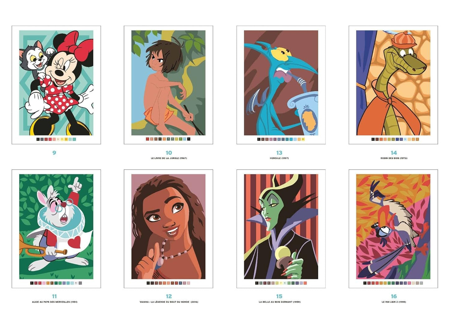 Disney Mystery Coloring Book – Heroes vs Villains (Optical Reveal) | Printable PDF Download