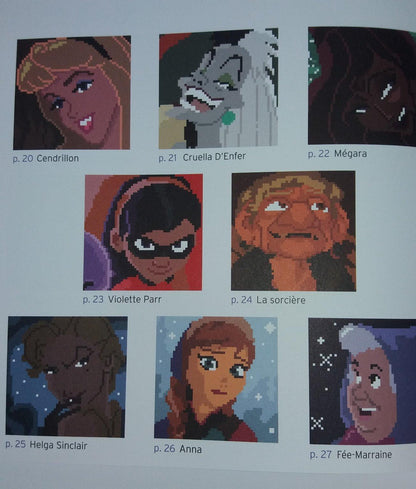 Disney Greatest Classics – Mystery Squares Pixel Art Coloring Book