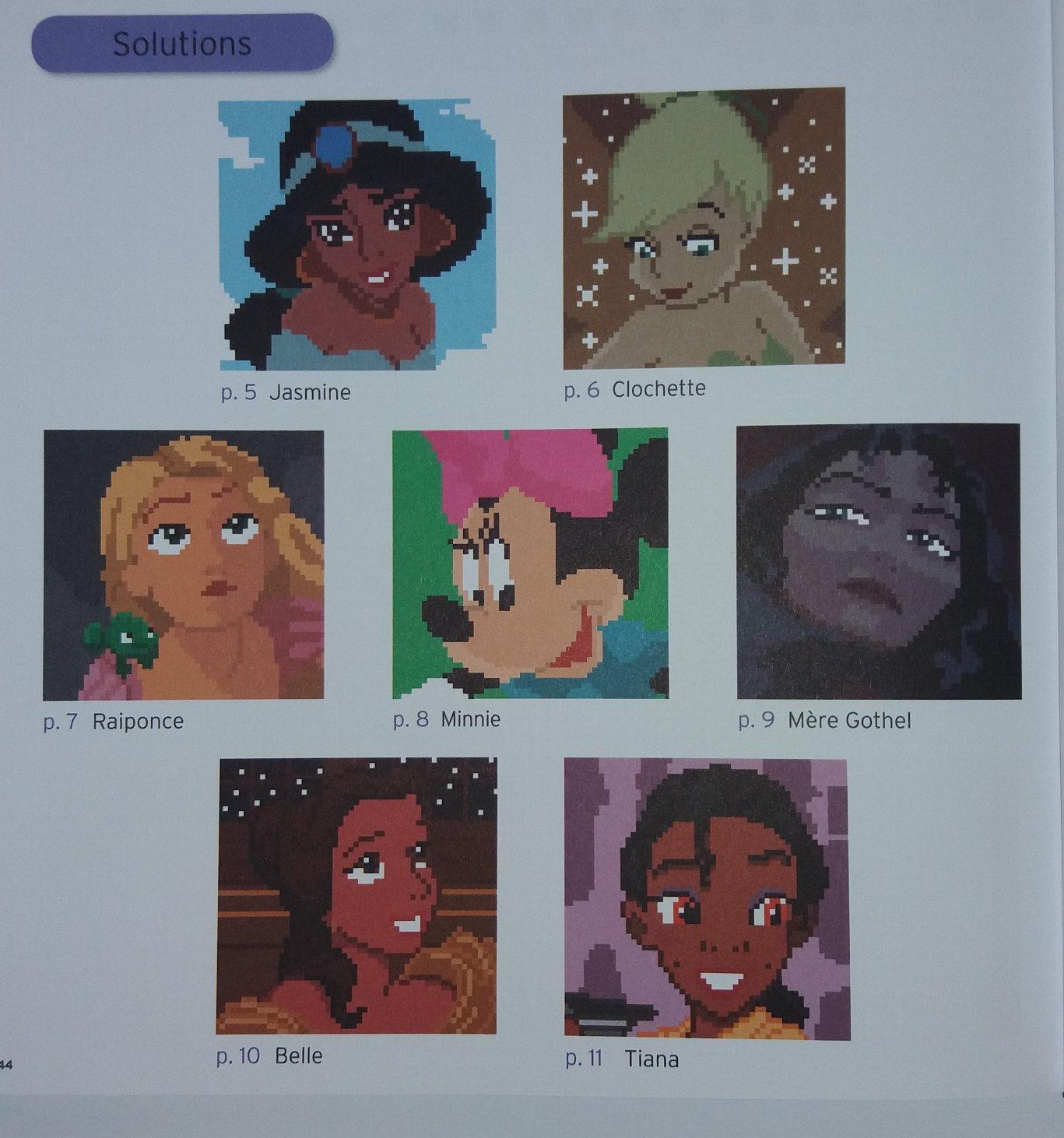 Disney Greatest Classics – Mystery Squares Pixel Art Coloring Book