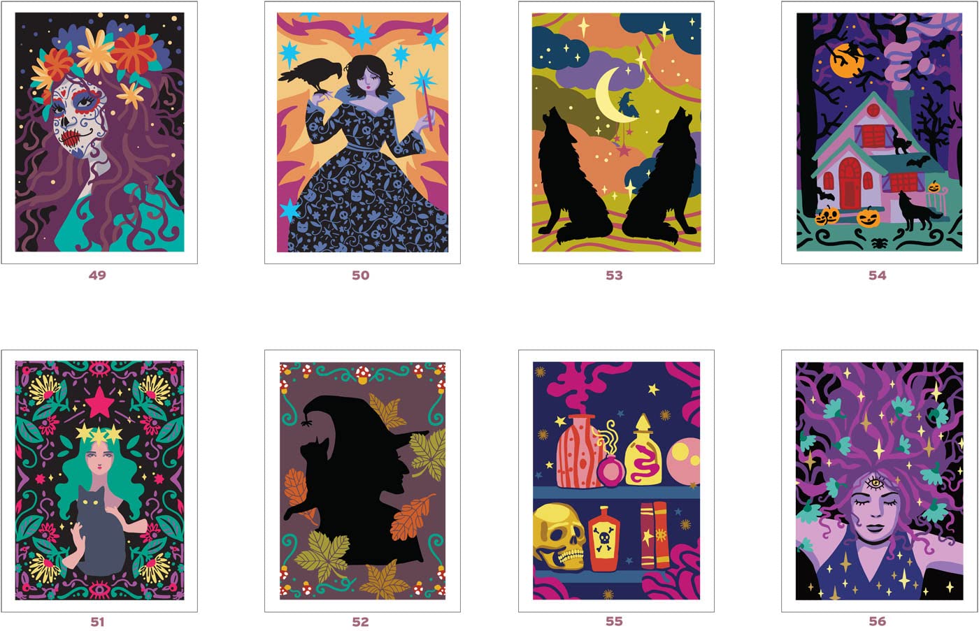 Mystery Coloring – Witches | Magical Color-by-Code Art