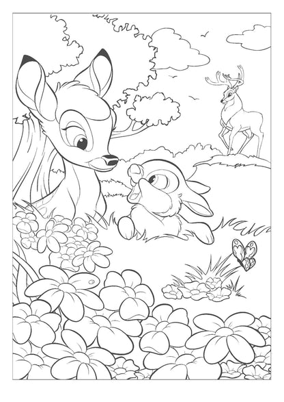 Disney Summer Time – Grand Coloring Block (60 Pages)
