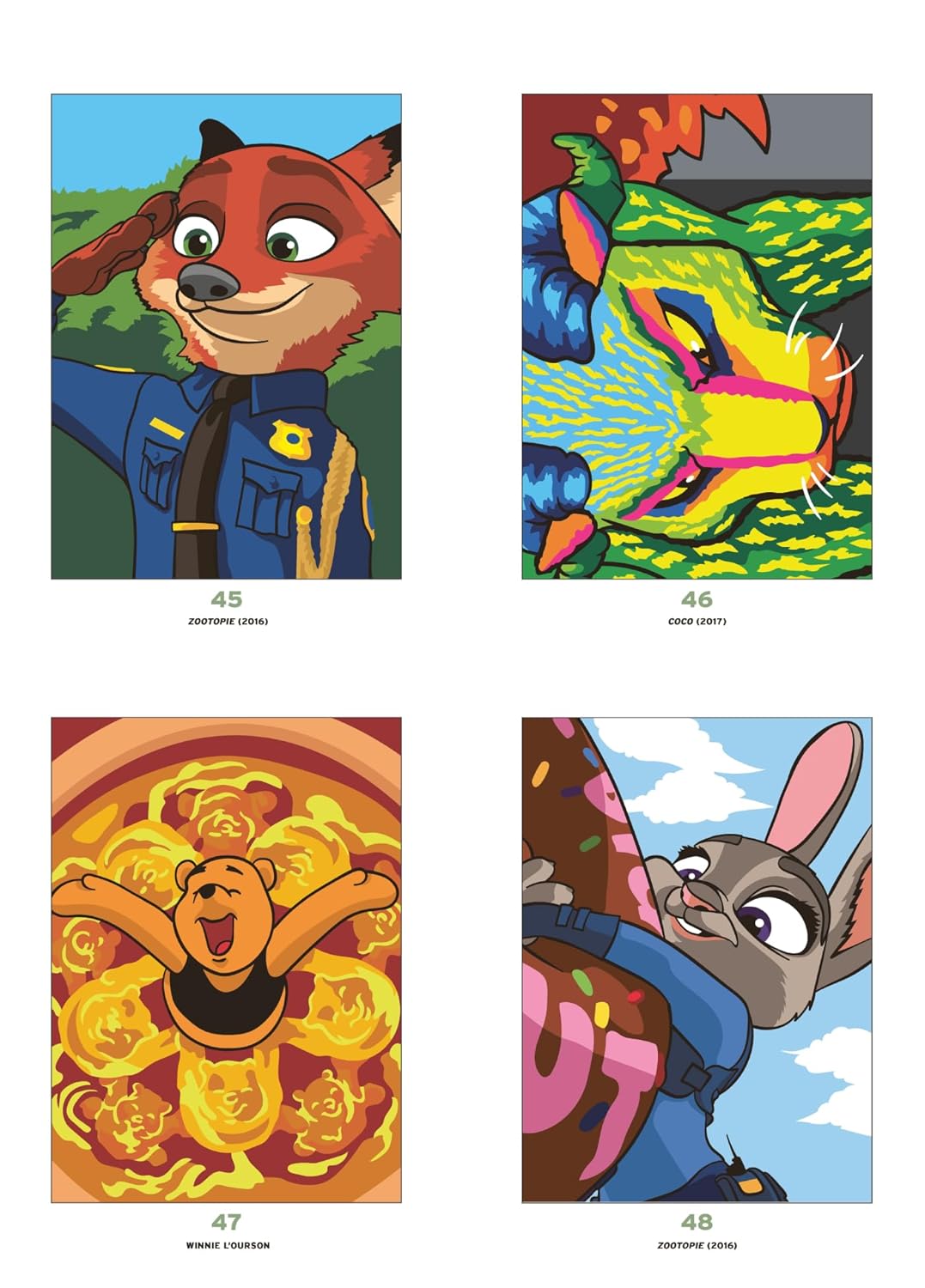 Disney Mystery Coloring – Best of Beasts – Color by Number Book – Digital Download