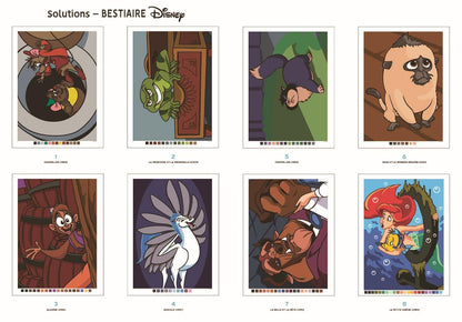 Disney Mystery Coloring – Animal Bestiary | 100 Pages | Printable & iPad Friendly