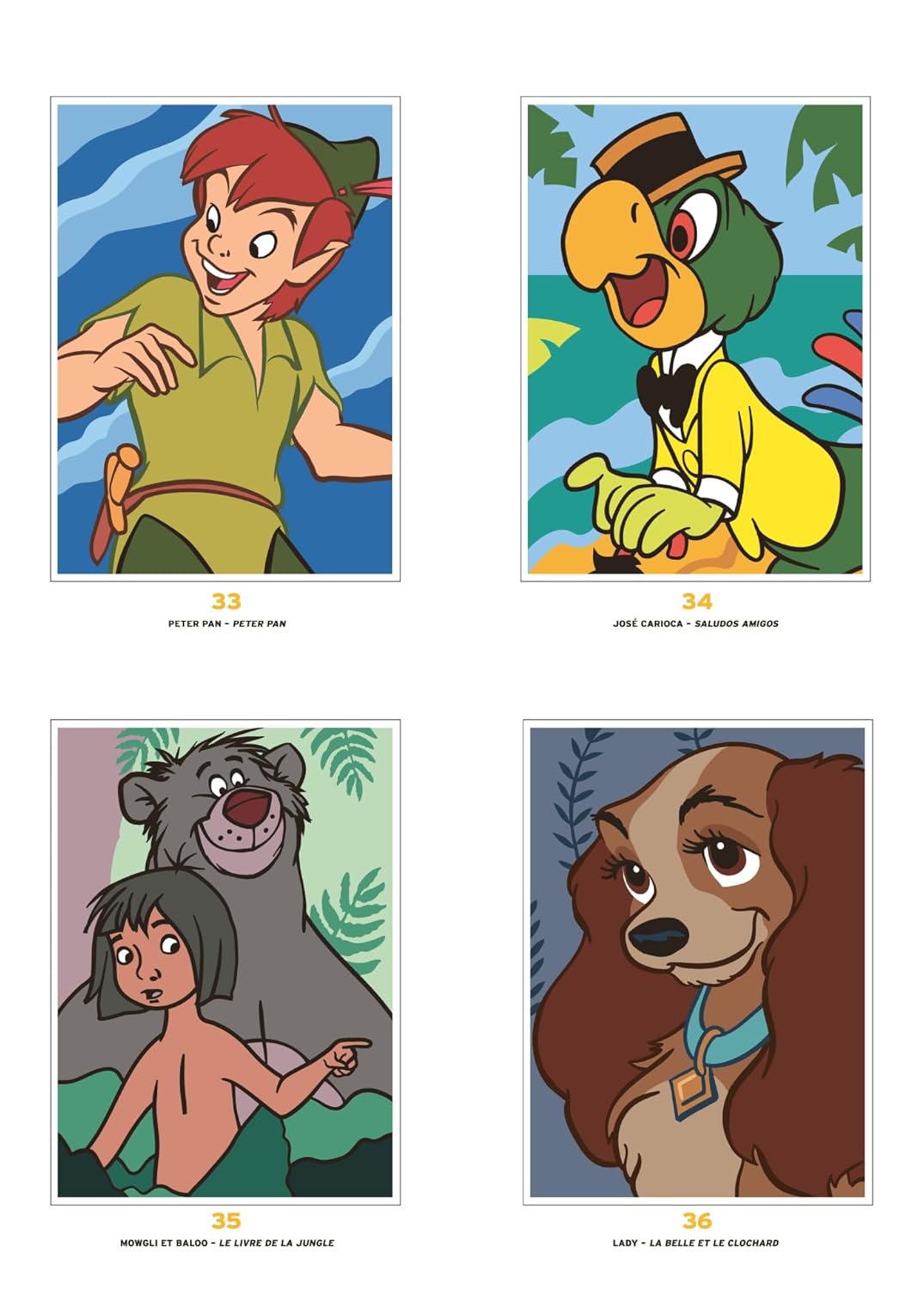 Disney Mystery Portraits Coloring Book | Color-by-Number | 100 Pages | Printable PDF
