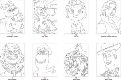 Disney Classic Characters Dot-to-Dot Coloring Book – Mystery Connect the Dots (PDF)