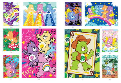 Care Bears Mystery Color By Number Book Vol. 2 | Hidden Picture Coloring Pages | Digital PDF Coloring Book for Adults & Kids