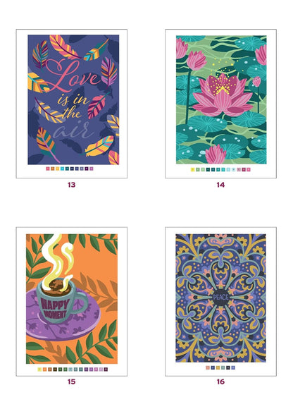 Mystery Color-by-Number – Positive Thoughts & Good Vibes Coloring Book (PDF)