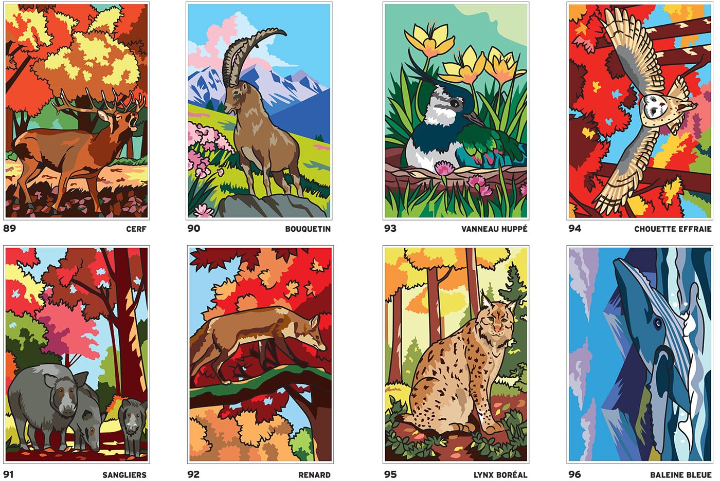 Safari Mystery Color By Number Book | Hidden Picture Animal Coloring Book | Printable PDF Coloring Pages for Adults & Teens