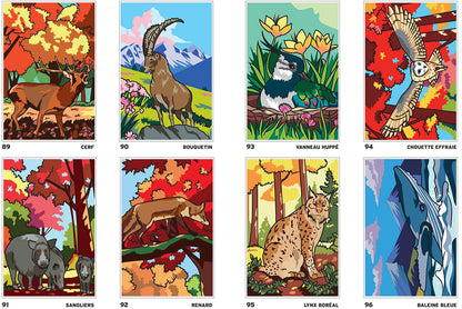 Safari Mystery Color By Number Book | Hidden Picture Animal Coloring Book | Printable PDF Coloring Pages for Adults & Teens