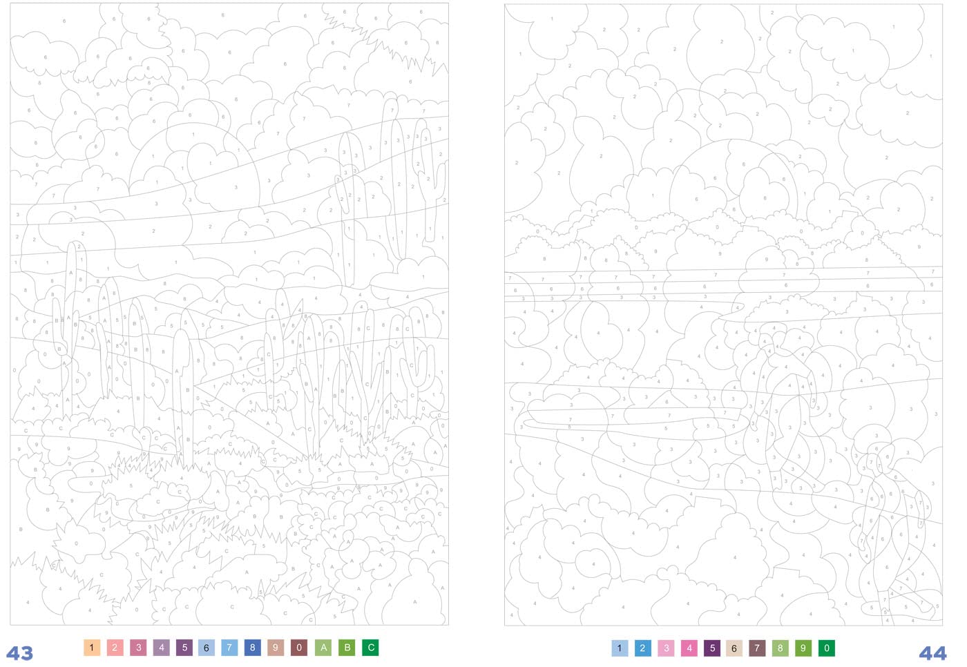 Mystery Coloring – Around the World | Color by Number & Letter Reveal