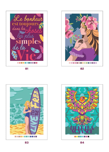 Mystery Color-by-Number – Positive Thoughts & Good Vibes Coloring Book (PDF)