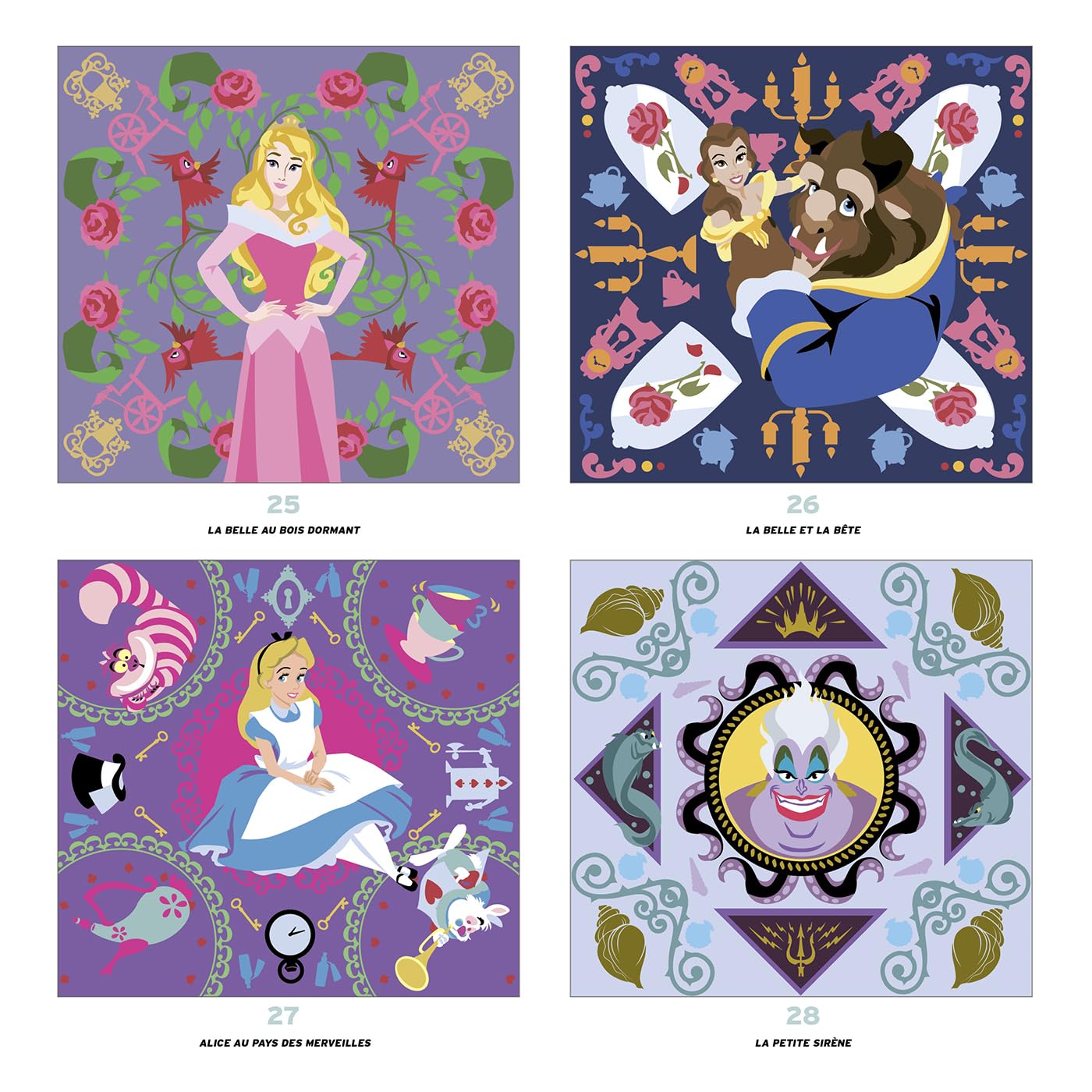 Disney Mandalas – Mystery Coloring Book (40 Pages) | Printable & iPad-Friendly