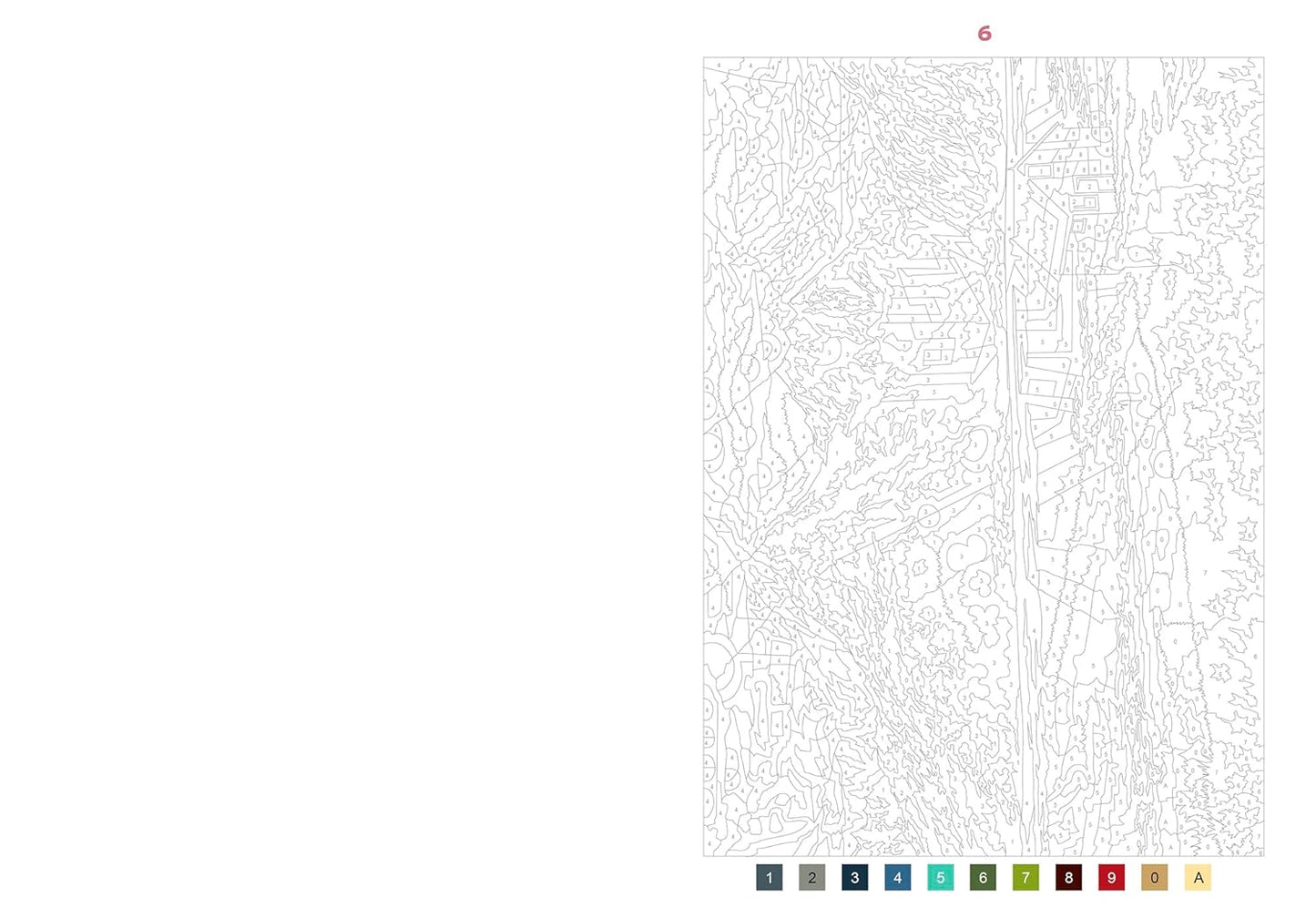 50 Mystery Color-by-Number Illustrations – Elegant Scenes Coloring Book (PDF)