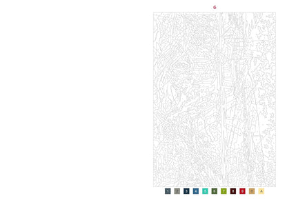 50 Mystery Color-by-Number Illustrations – Elegant Scenes Coloring Book (PDF)