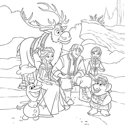 Disney – Families: Art Therapy Coloring Book (PDF)