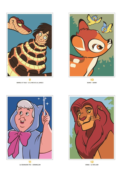 Disney Mystery Portraits Coloring Book | Color-by-Number | 100 Pages | Printable PDF