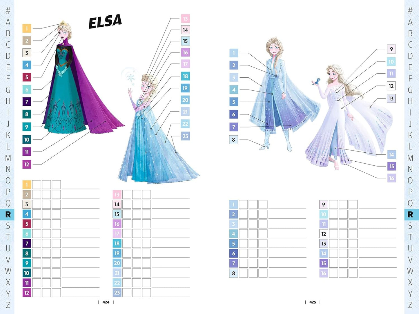 Disney Mystery Coloring Companion Book – Character Color Palette Guide | Printable PDF Download