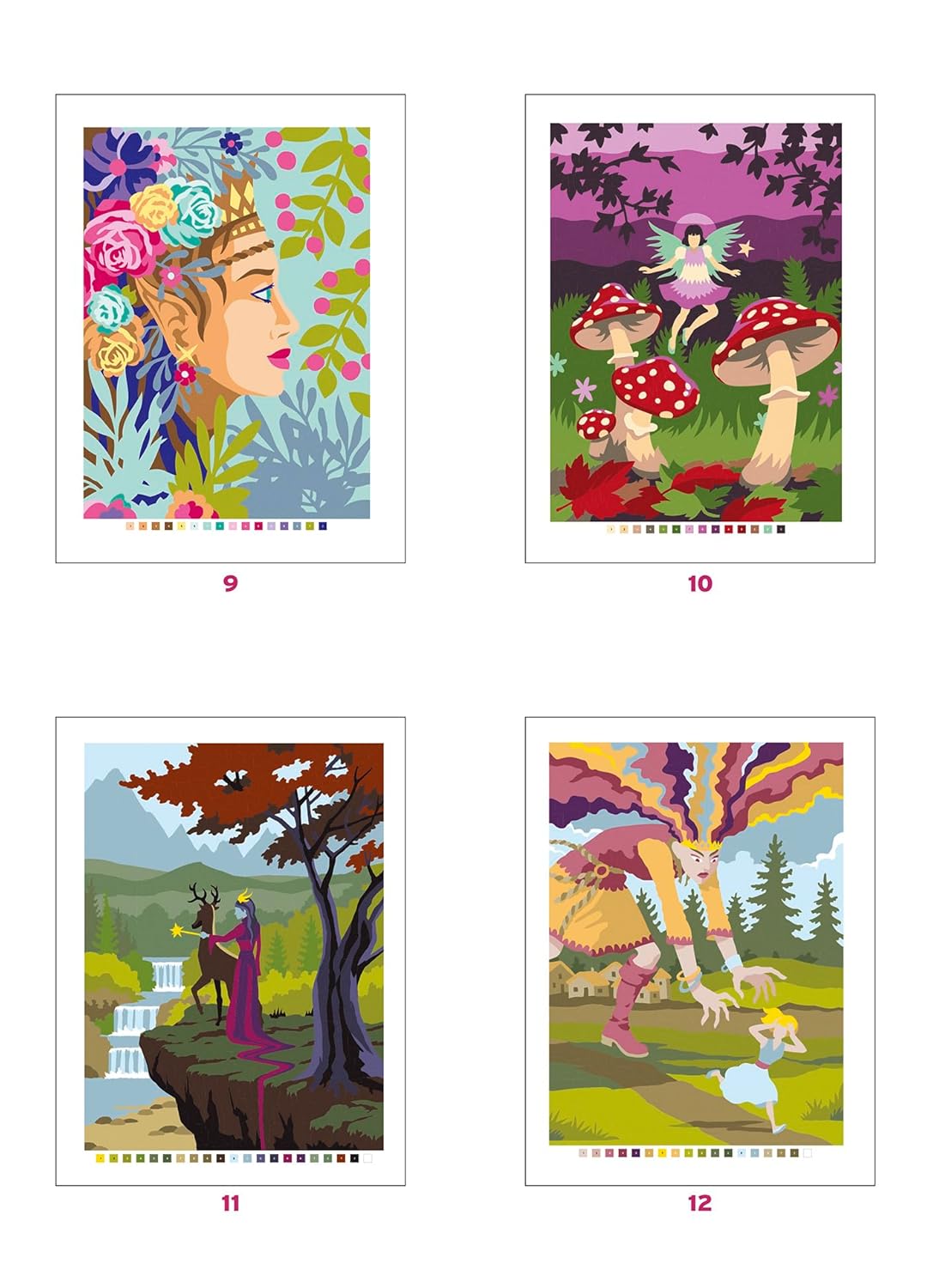 Mystery Color-by-Number – Fairy Tales Coloring Book (PDF)