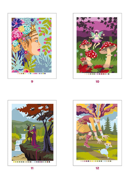 Mystery Color-by-Number – Fairy Tales Coloring Book (PDF)