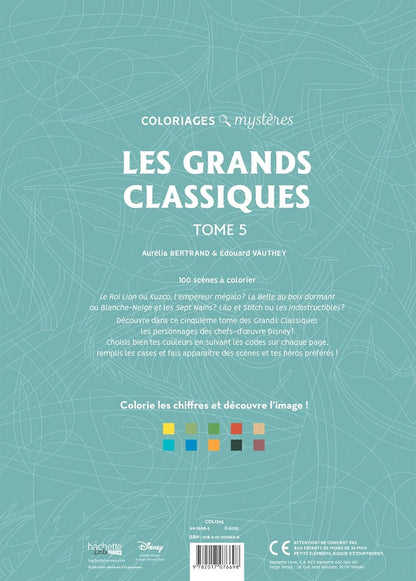 Disney Mystery Coloring Book – Great Classics Vol. 5 | 100 Scenes | Printable PDF & iPad Color-by-Number