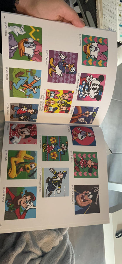 Disney Mickey & Friends – Mystery Squares Pixel Art Coloring Book (40 Pages)
