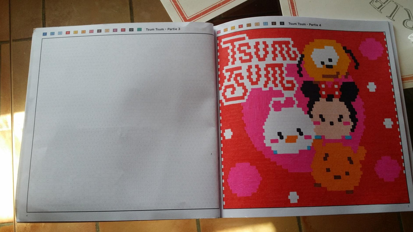 Disney Tsum Tsum – Grand Magic Squares Coloring Book | Pixel Color-by-Number