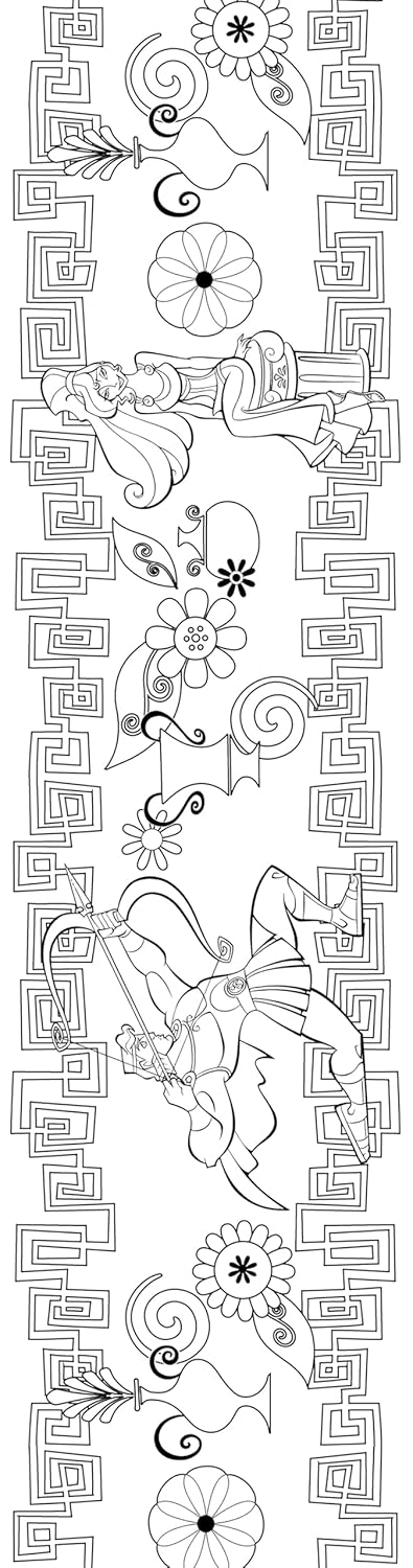 Cute Characters Coloring Bookmarks – 40 Printable Border-Style Designs (PDF)