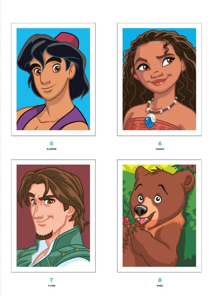 Disney Mystery Coloring Book – Classic Portraits Edition | Printable PDF Download