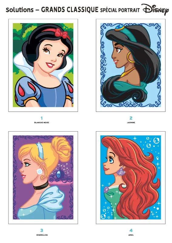 Disney Mystery Coloring Book – Classic Portraits Edition | Printable PDF Download