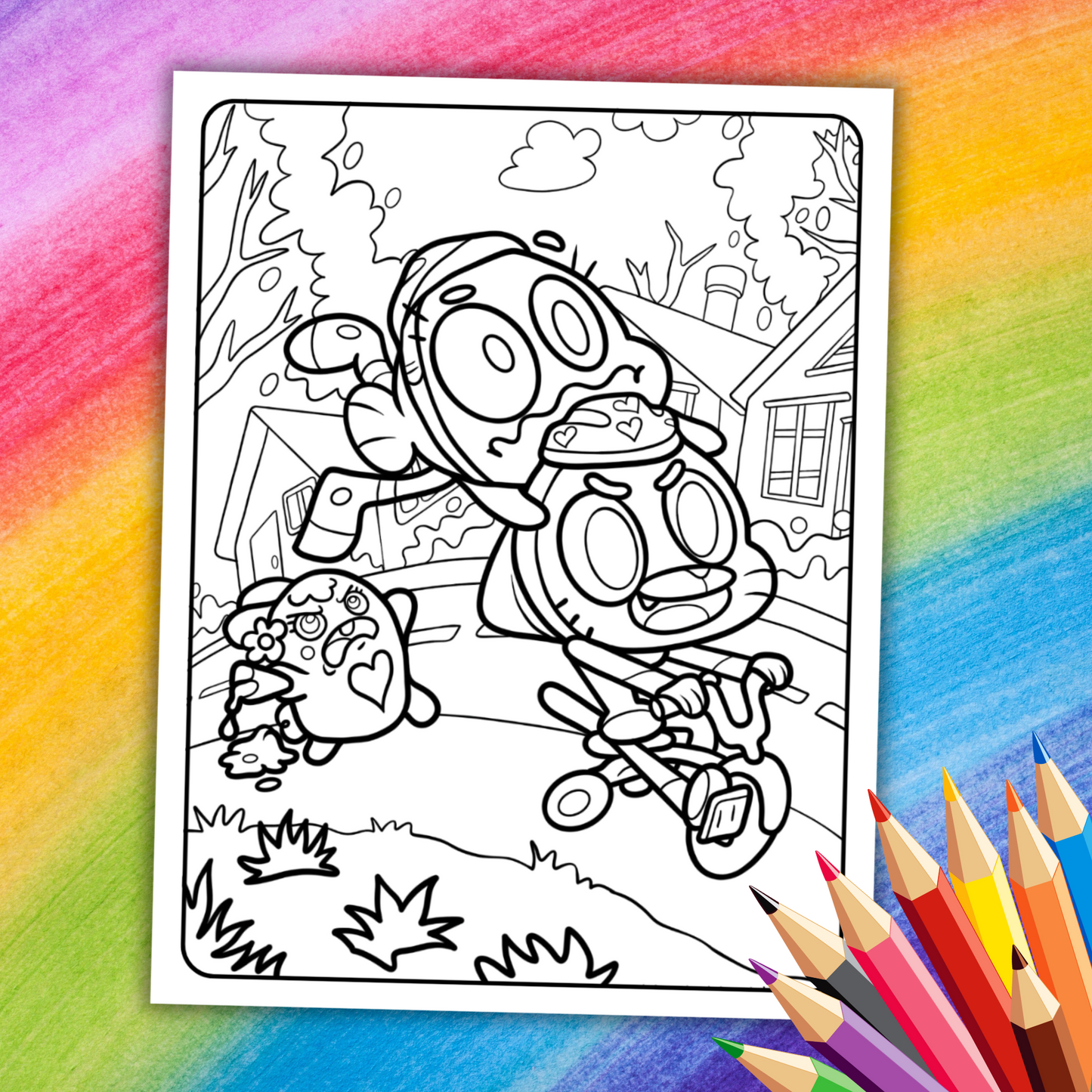 Gumball Coloring Book | 26 Fun Printable Pages for Kids