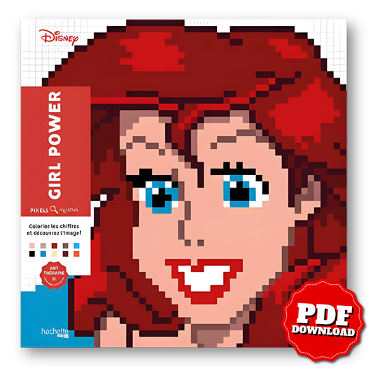 Disney Greatest Classics – Mystery Squares Pixel Art Coloring Book