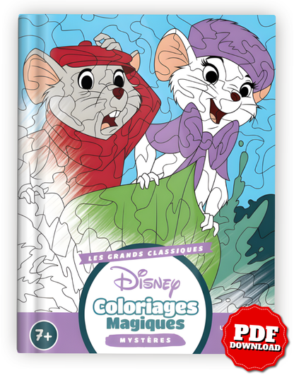 Disney Magic Color-by-Number – Classic Characters Mystery Coloring Book (PDF)