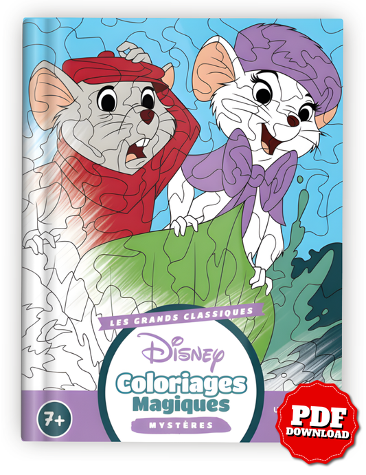 Disney Magic Color-by-Number – Classic Characters Mystery Coloring Book (PDF)