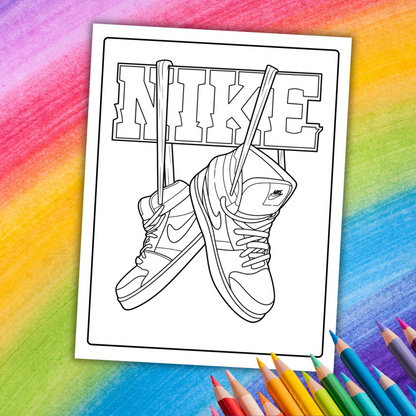 FREE Sneaker Coloring Book | 22 Printable Pages for Sneakerheads & Kids